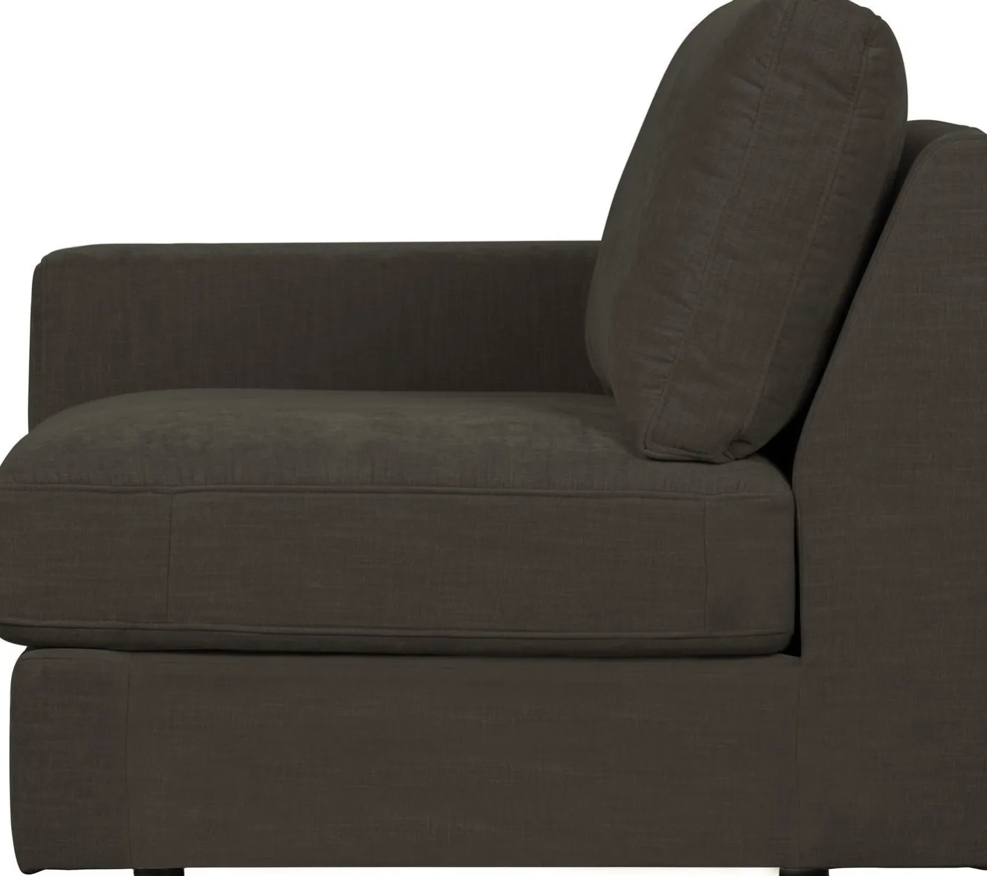 New vtwonen Family 1-zits met arm links Elementenbank Anthracite