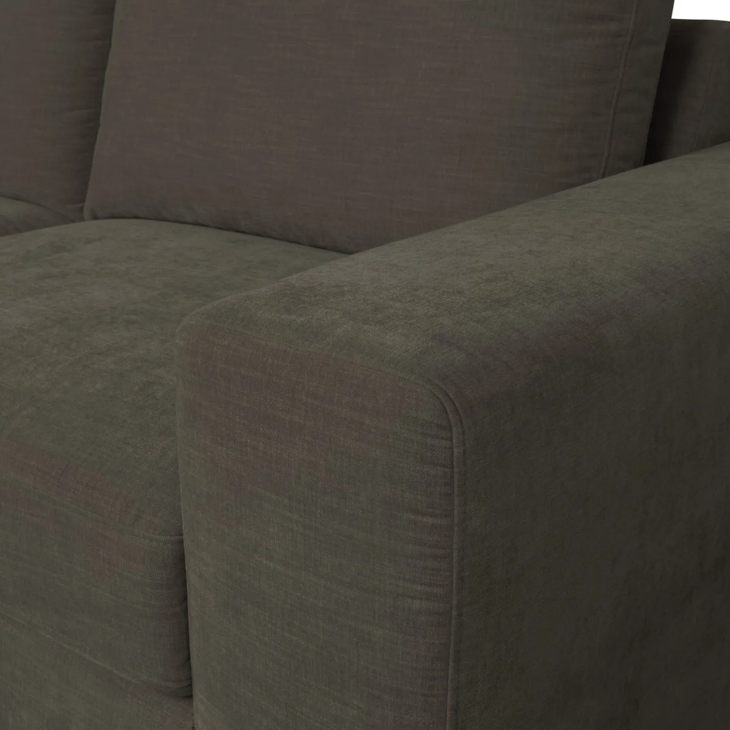 Clearance vtwonen Family 1-zits met arm rechts Elementenbank Anthracite