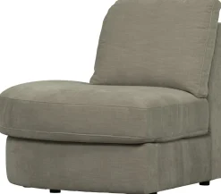 Online vtwonen Family 1-zits ronde hoek links Elementenbank Warm Grey