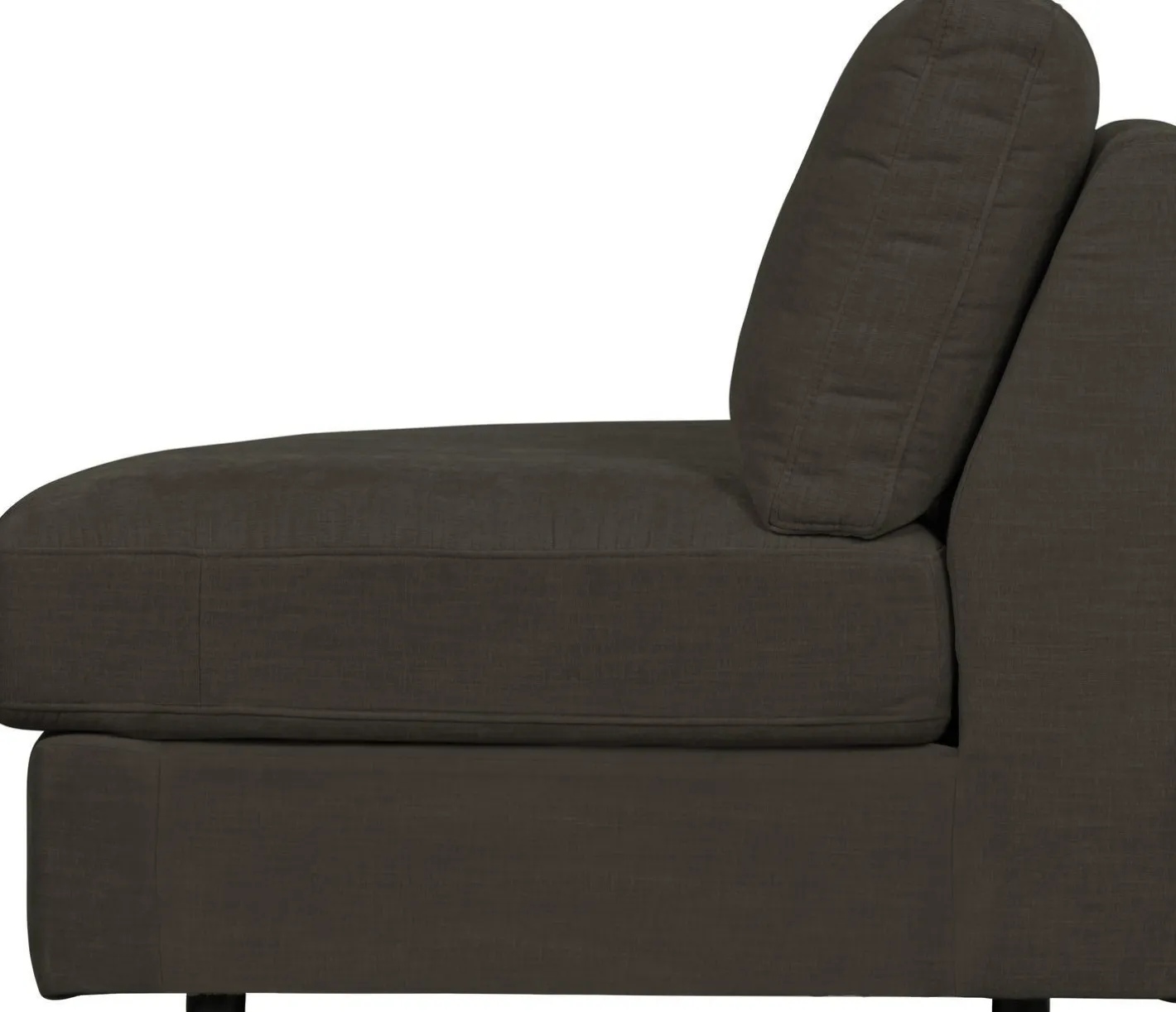 Discount vtwonen Family 1-zits ronde hoek links Elementenbank Anthracite