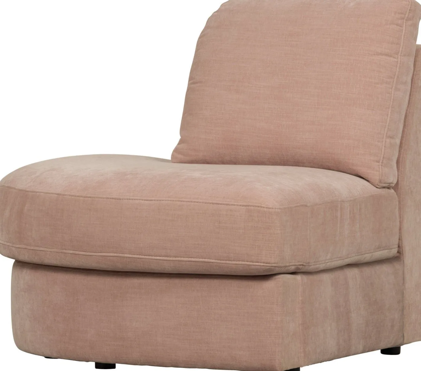 Clearance vtwonen Family 1-zits ronde hoek links Elementenbank Pink