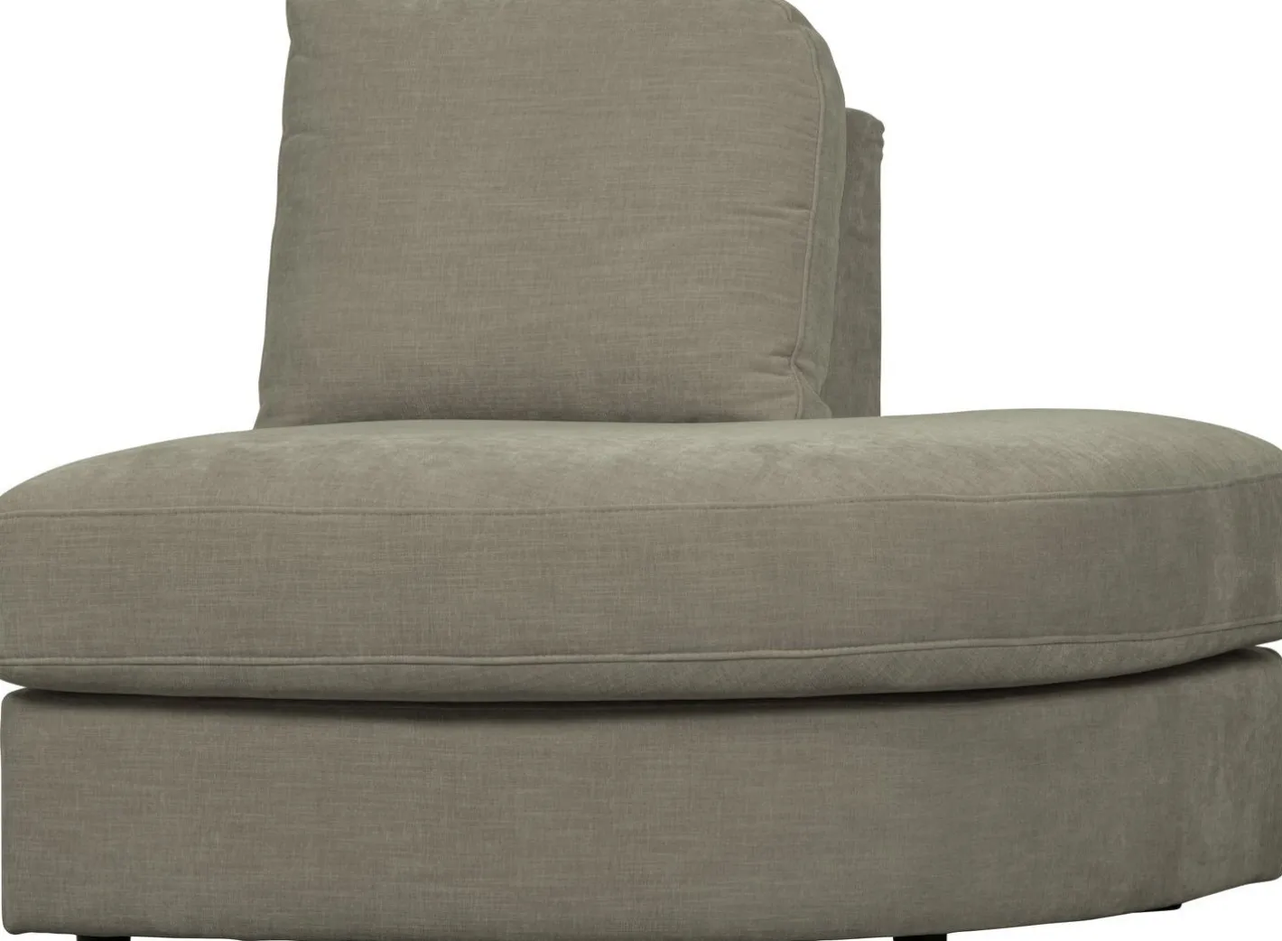 Hot vtwonen Family 1-zits ronde hoek rechts Elementenbank Warm Grey