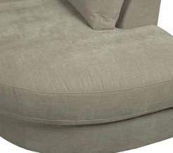 Hot vtwonen Family 1-zits ronde hoek rechts Elementenbank Warm Grey