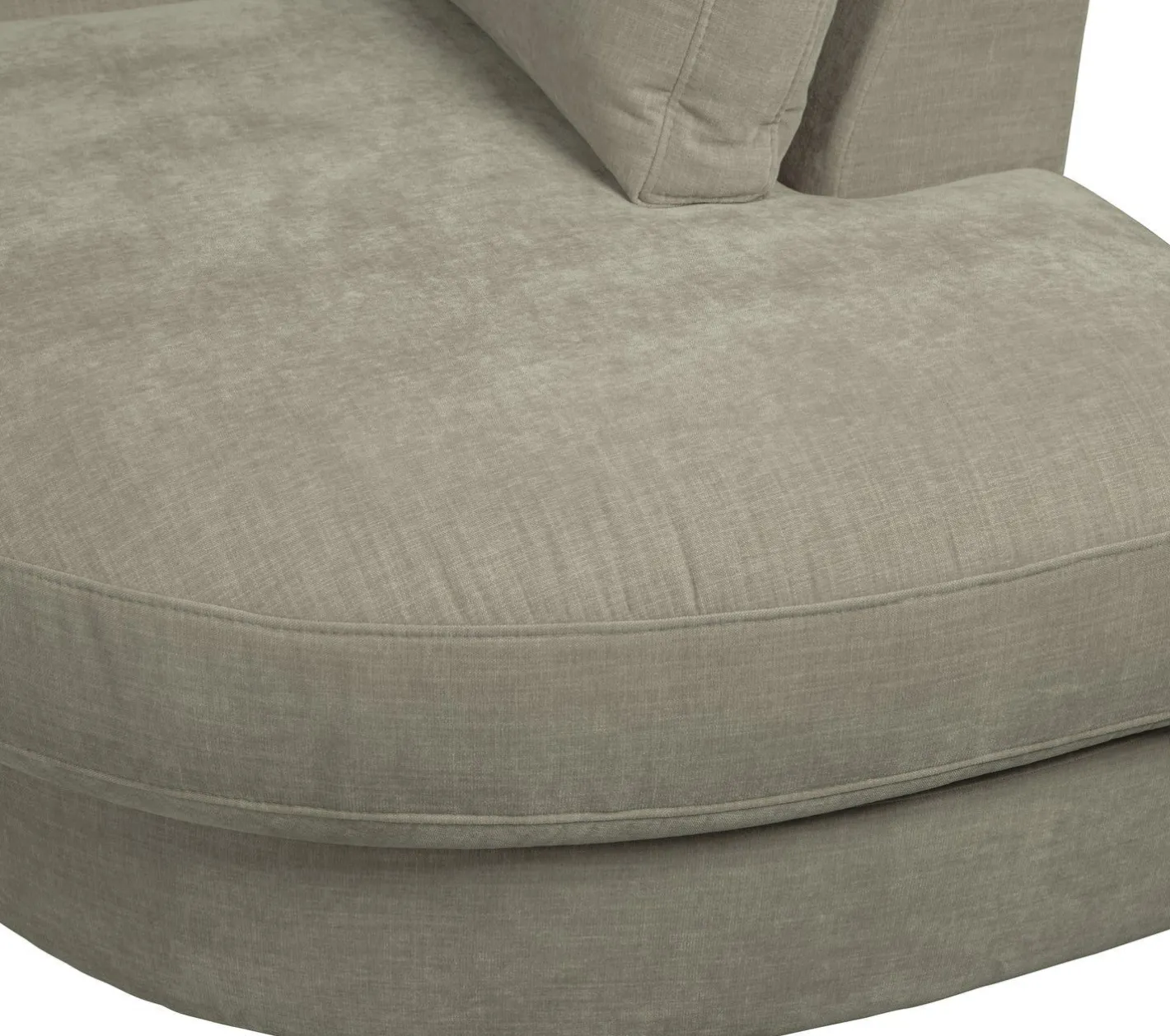 Hot vtwonen Family 1-zits ronde hoek rechts Elementenbank Warm Grey