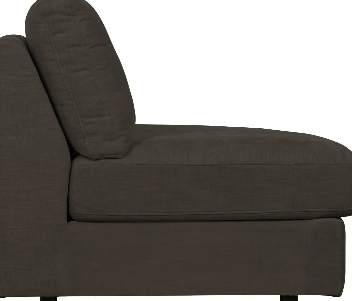 Clearance vtwonen Family 1-zits ronde hoek rechts Elementenbank Anthracite