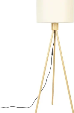 Discount Zuiver Fan Bamboo Vloerlamp Naturel