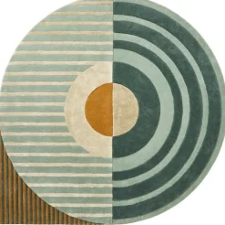 Sale Brinker Carpets Fano Girare Vloerkleed Green