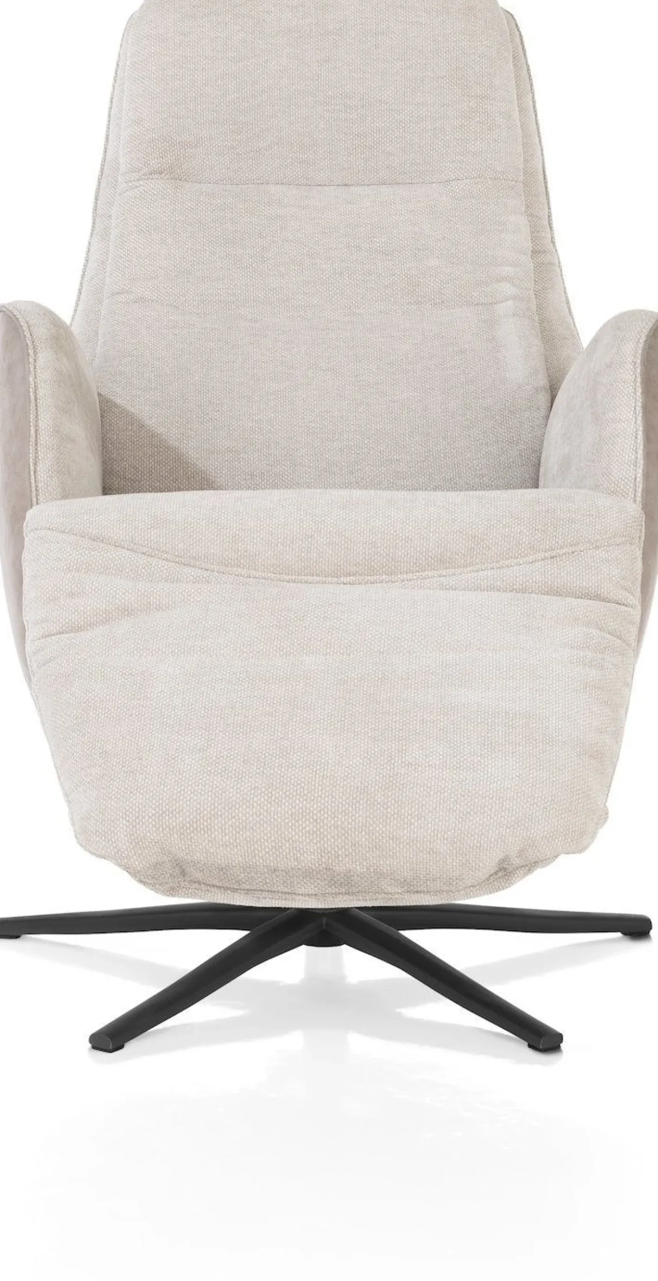 Outlet Henders en Hazel Felino Incl. Accu Relaxfauteuil Kiezel