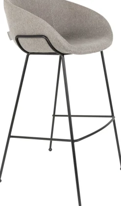 Best Zuiver Feston (set van 2) Barkruk Fab Grey
