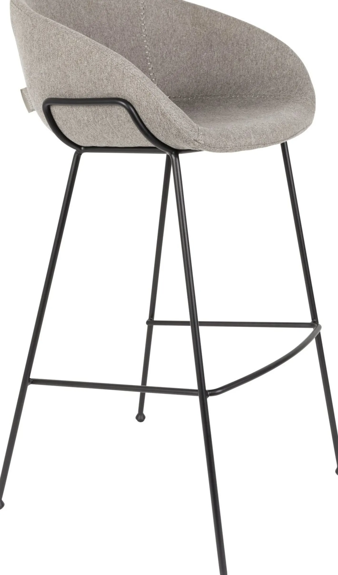 Best Zuiver Feston (set van 2) Barkruk Fab Grey