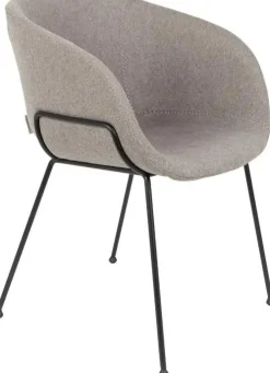 Outlet Zuiver Feston (set van 2) Eetkamerstoel Grey