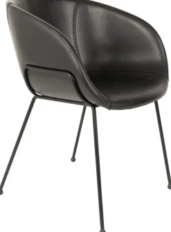 Hot Zuiver Feston (set van 2) Eetkamerstoel Black