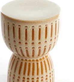 Hot Eijerkamp Collectie Finca Bijzettafel Crème, bruin