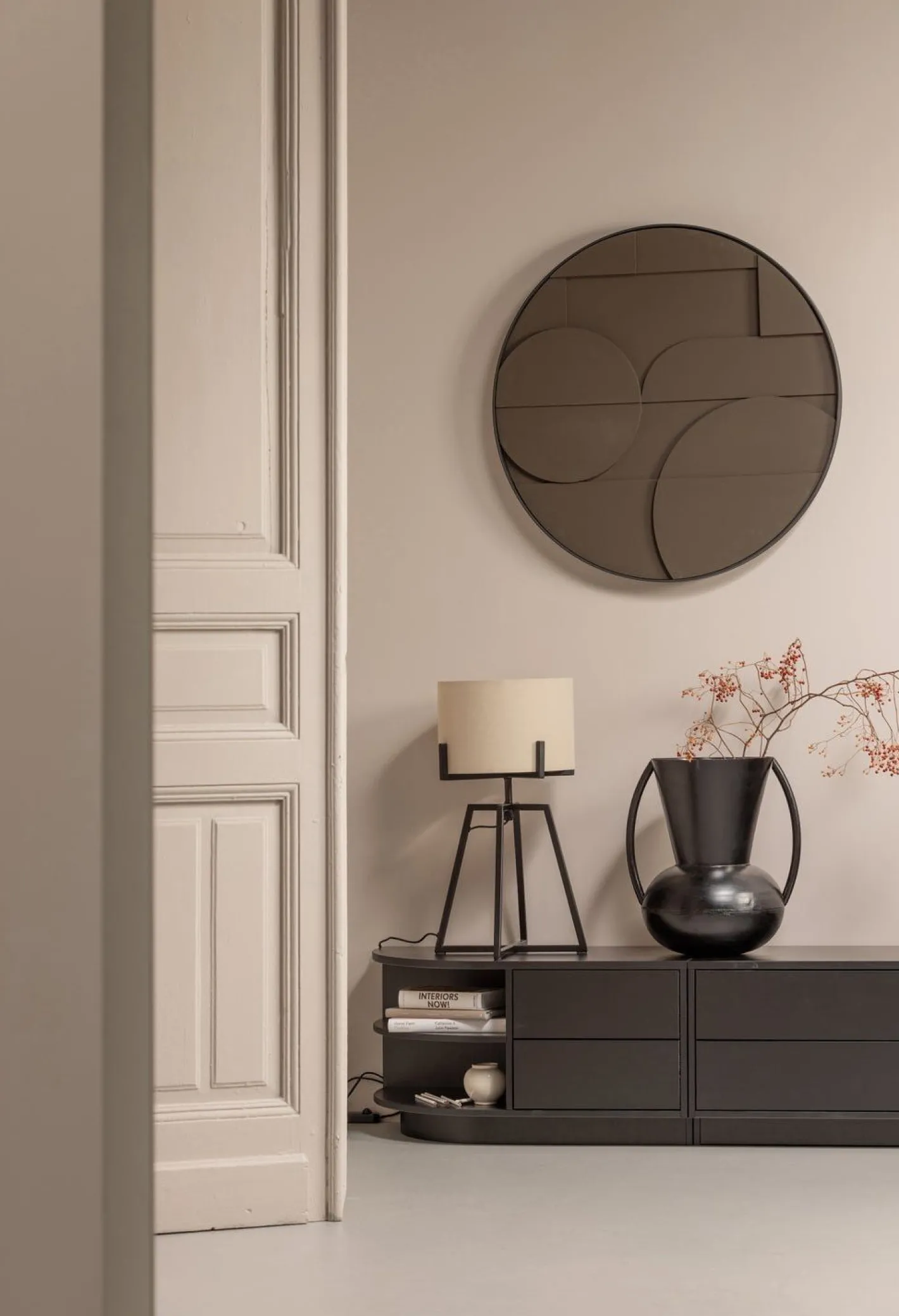 Outlet WOOOD Finca Links TV-meubel Deep Black