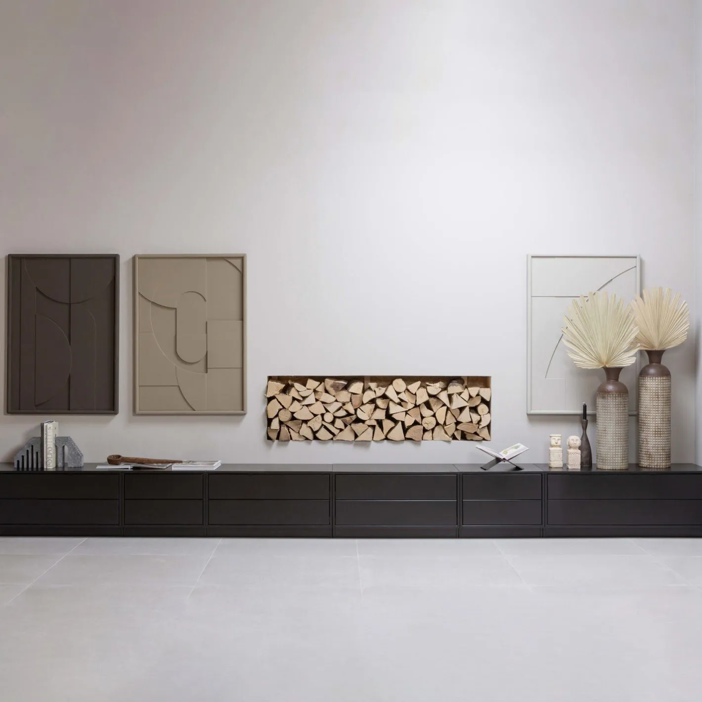 Outlet WOOOD Finca TV-meubel Deep Black