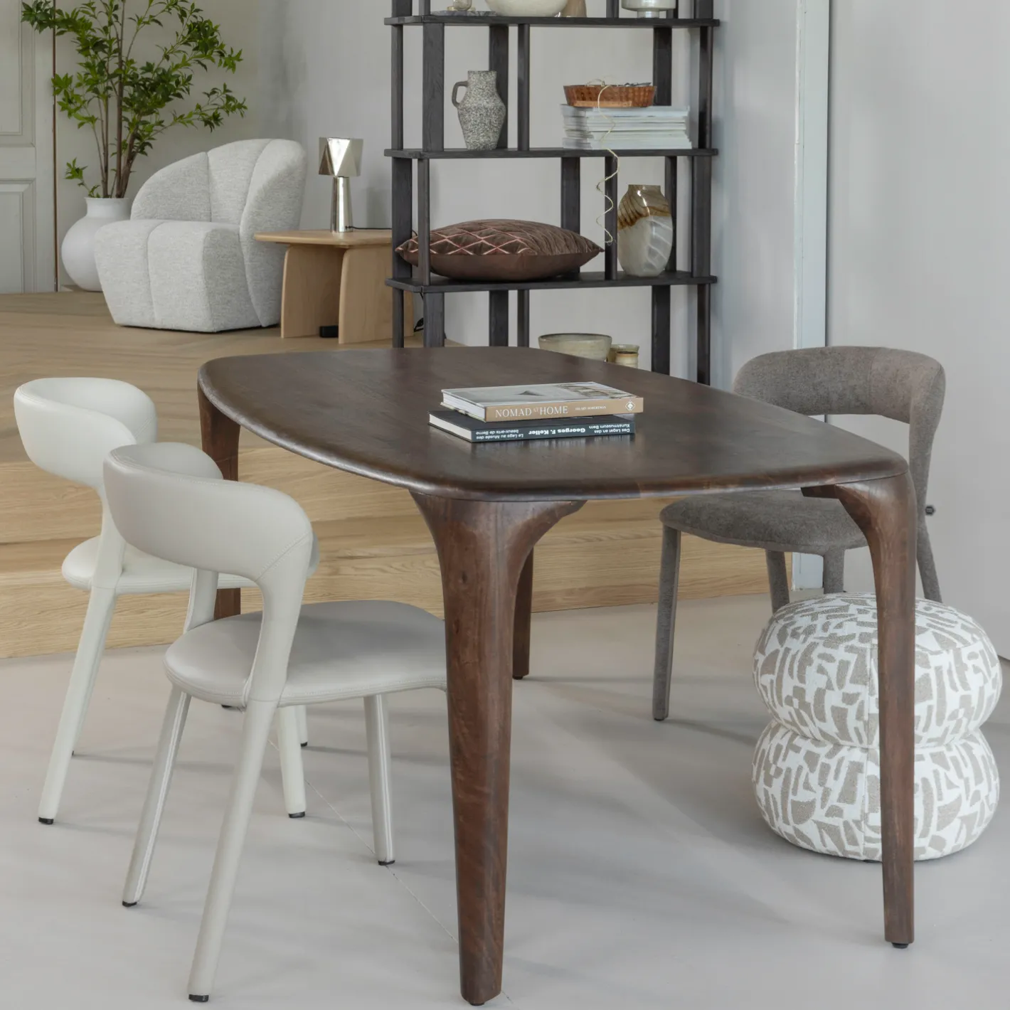 Sale WOOOD Fiore Eettafel Donkerbruin