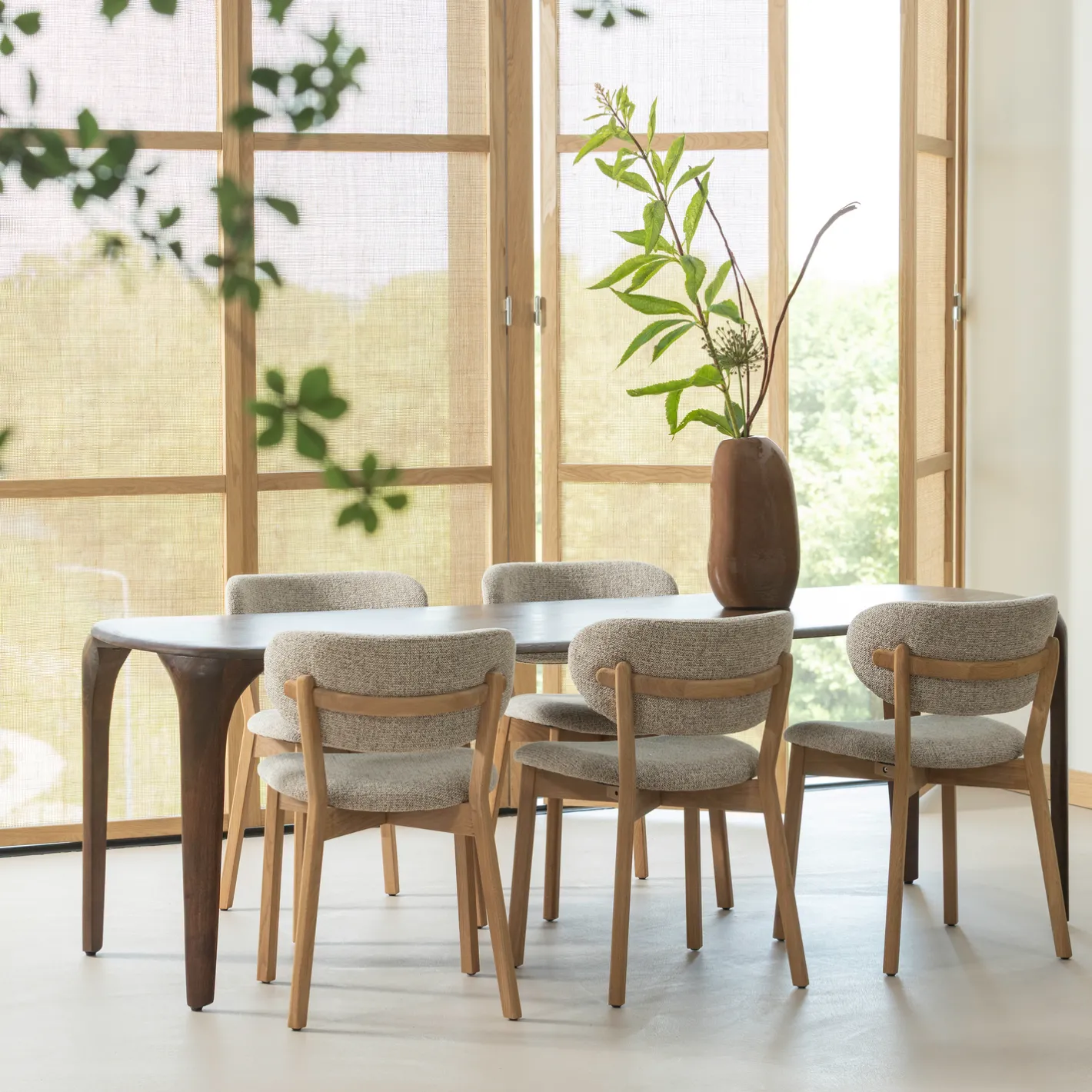 Sale WOOOD Fiore Eettafel Donkerbruin