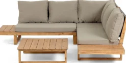 Kave Home Flaviina Loungeset Beige, Naturel