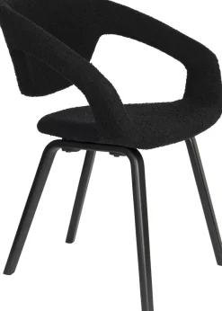Best Zuiver Flexback (set van 2) Armstoel Zwart