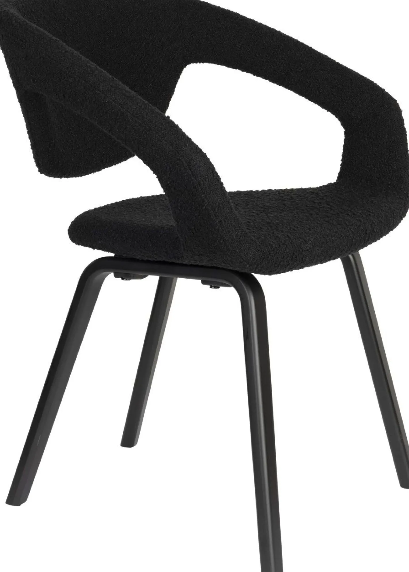 Best Zuiver Flexback (set van 2) Armstoel Zwart