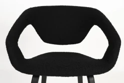 Best Zuiver Flexback (set van 2) Armstoel Zwart