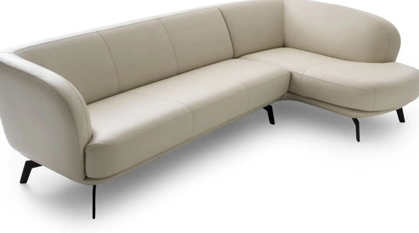 Best Leolux Flint Hoekbank Blauw
