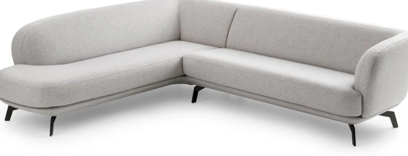 Best Leolux Flint Hoekbank Blauw