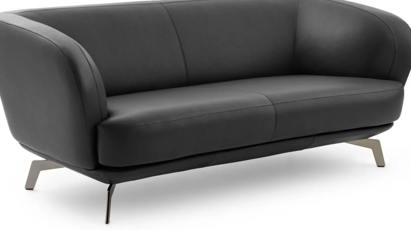 Clearance Leolux Flint Zitbank Zwart