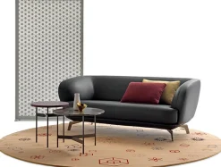 Clearance Leolux Flint Zitbank Zwart