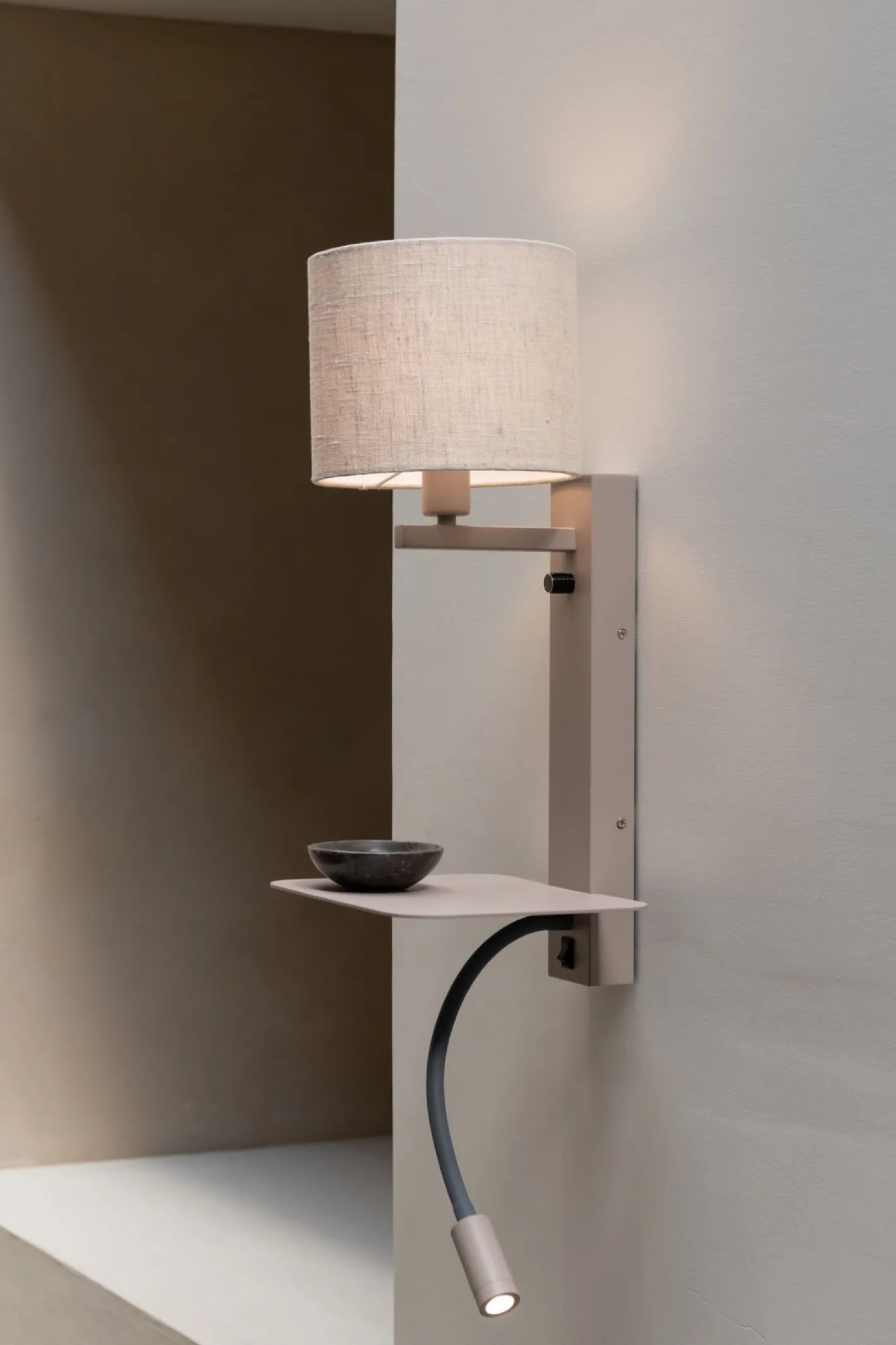 Sale It's about RoMi Florence Wandlamp Sand, Light Linen