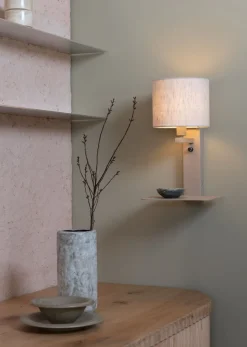 Sale It's about RoMi Florence Wandlamp Sand, Light Linen