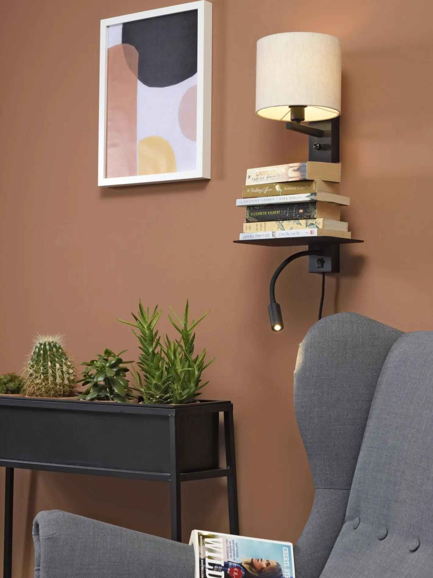 Online It's about RoMi Florence Wandlamp Licht Linnen