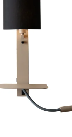 New It's about RoMi Florence Wandlamp Sand, Black