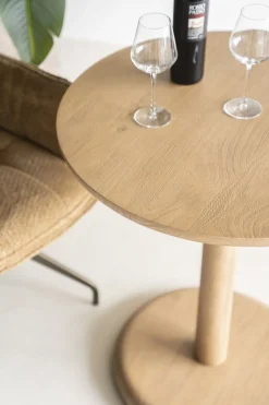 Hot Eleonora Florent Rond Bijzettafel Naturel