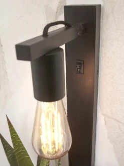 Outlet Good&Mojo Flores Wandlamp Black