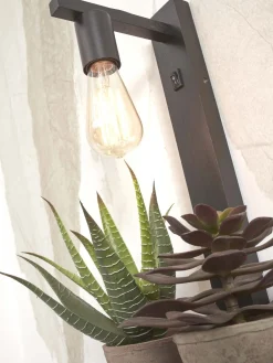 Outlet Good&Mojo Flores Wandlamp Black
