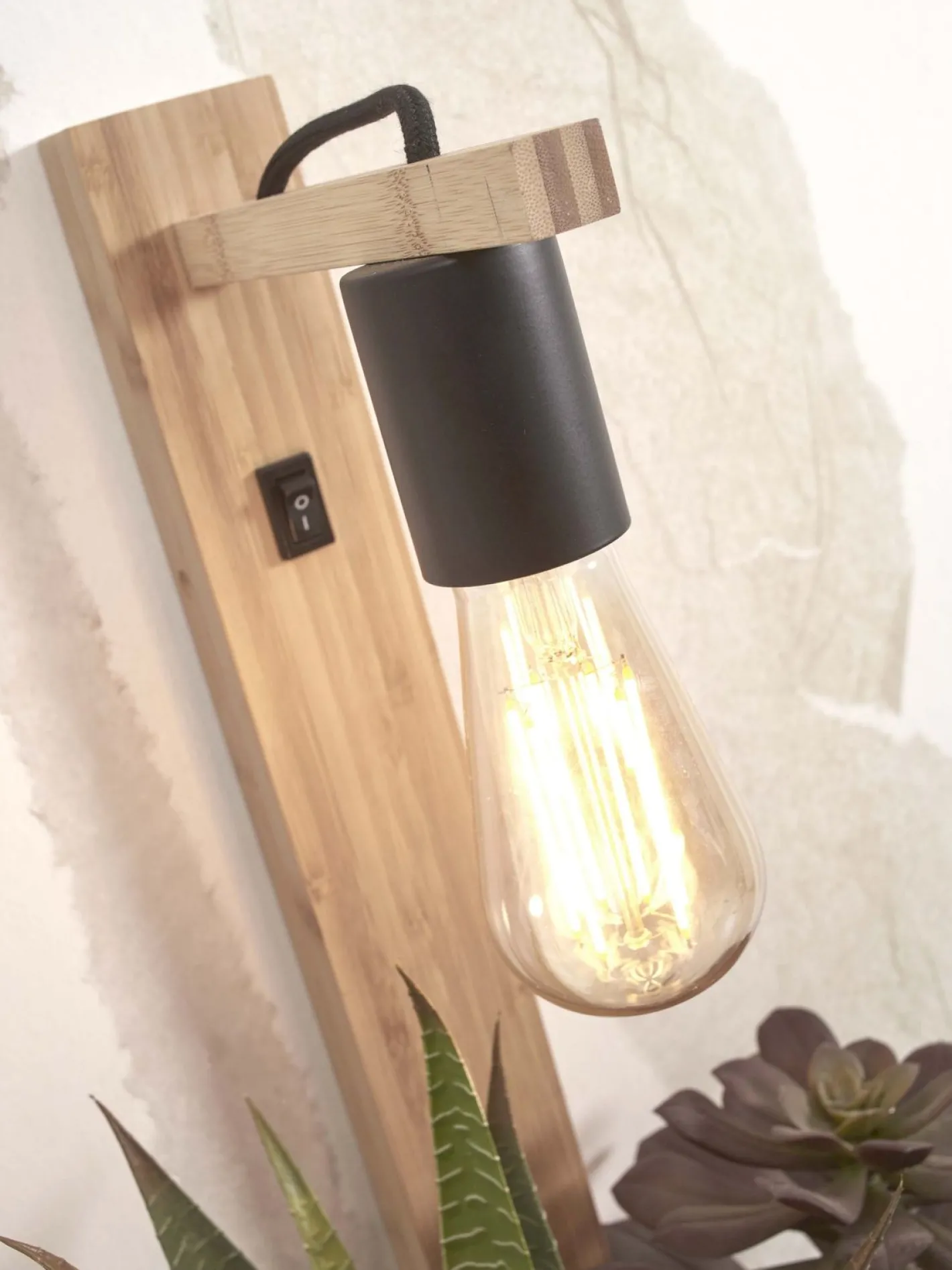 Best Good&Mojo Flores Wandlamp Natural