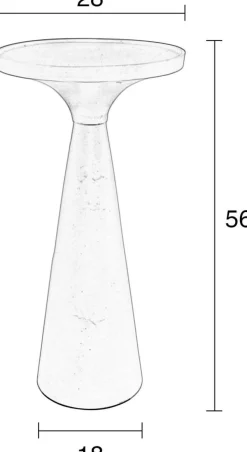 Clearance Zuiver Floss Bijzettafel Black
