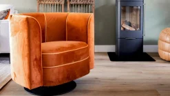 Sale Dutchbone Flower Fauteuil Orange