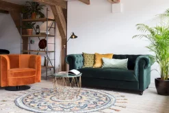 Sale Dutchbone Flower Fauteuil Orange