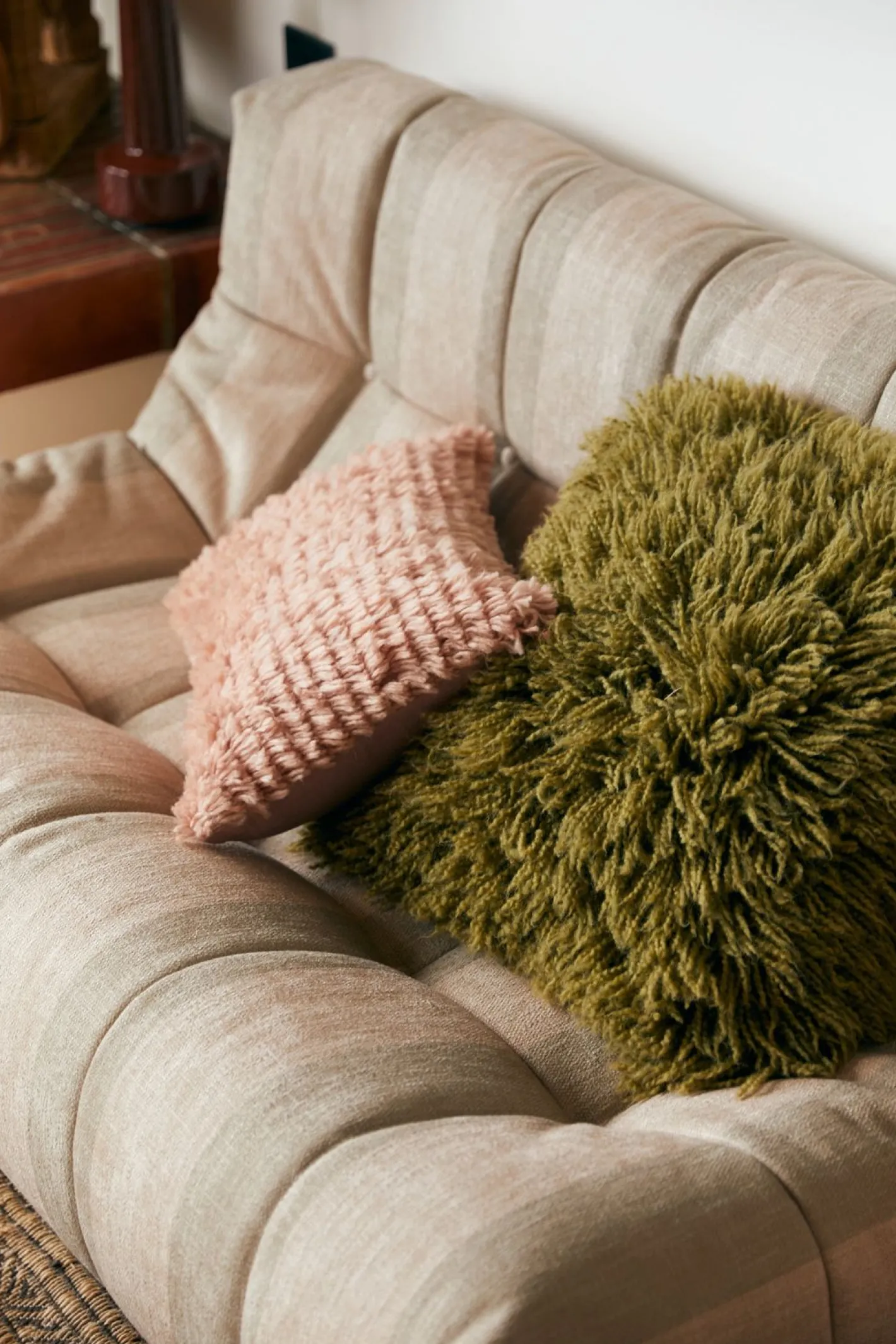 Hot HKLIVING Fluffy Sierkussen Blush
