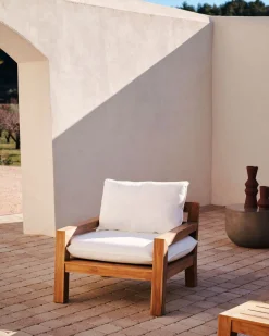 Kave Home Forcanera Outdoor Fauteuil Wit
