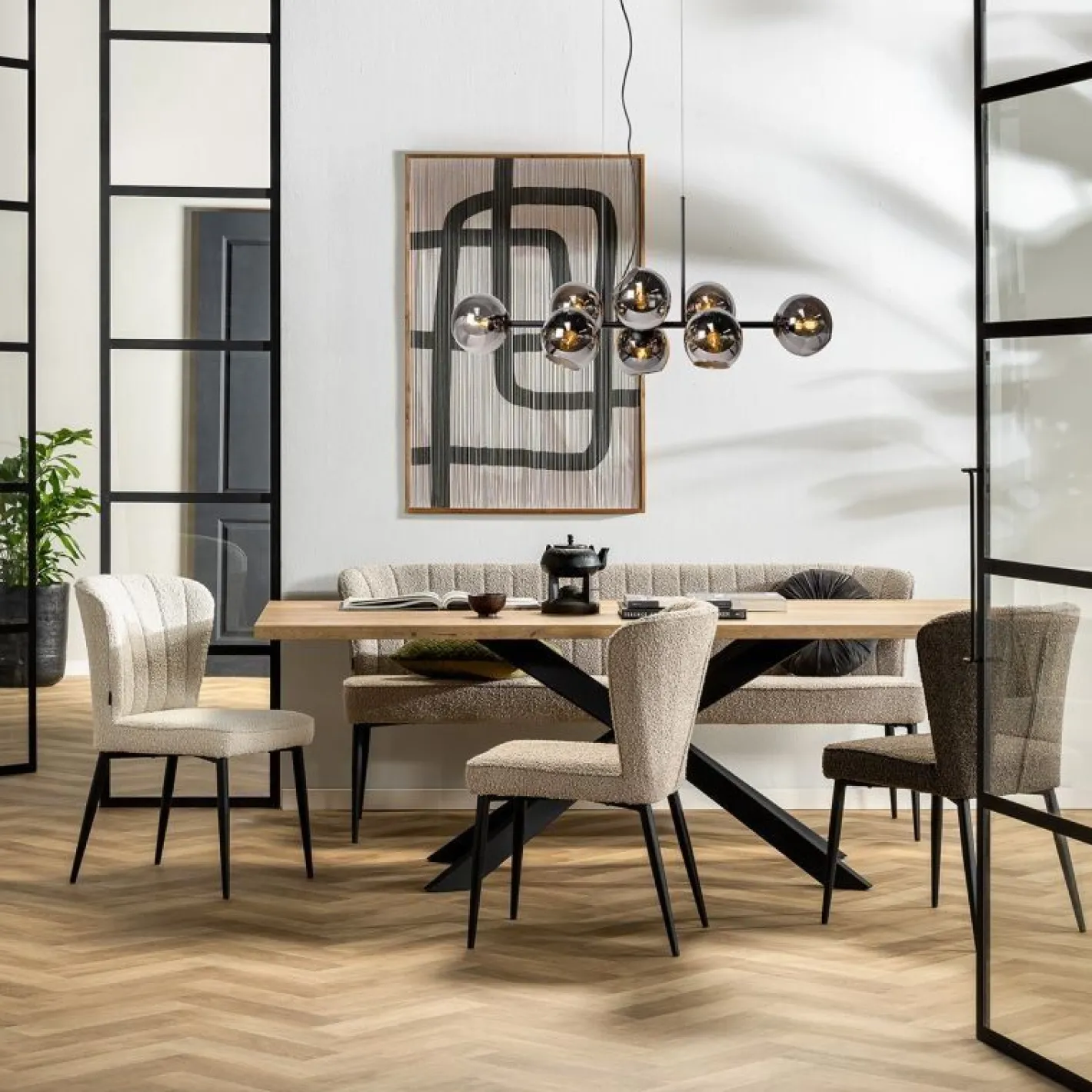 New Feelings Wonen Fourty Eetkamerstoel Pearl