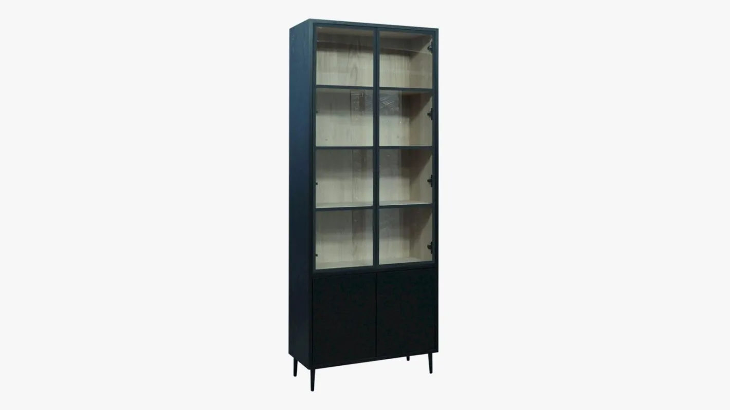 Outlet Eijerkamp Collectie Freddo Vitrinekast Zwart