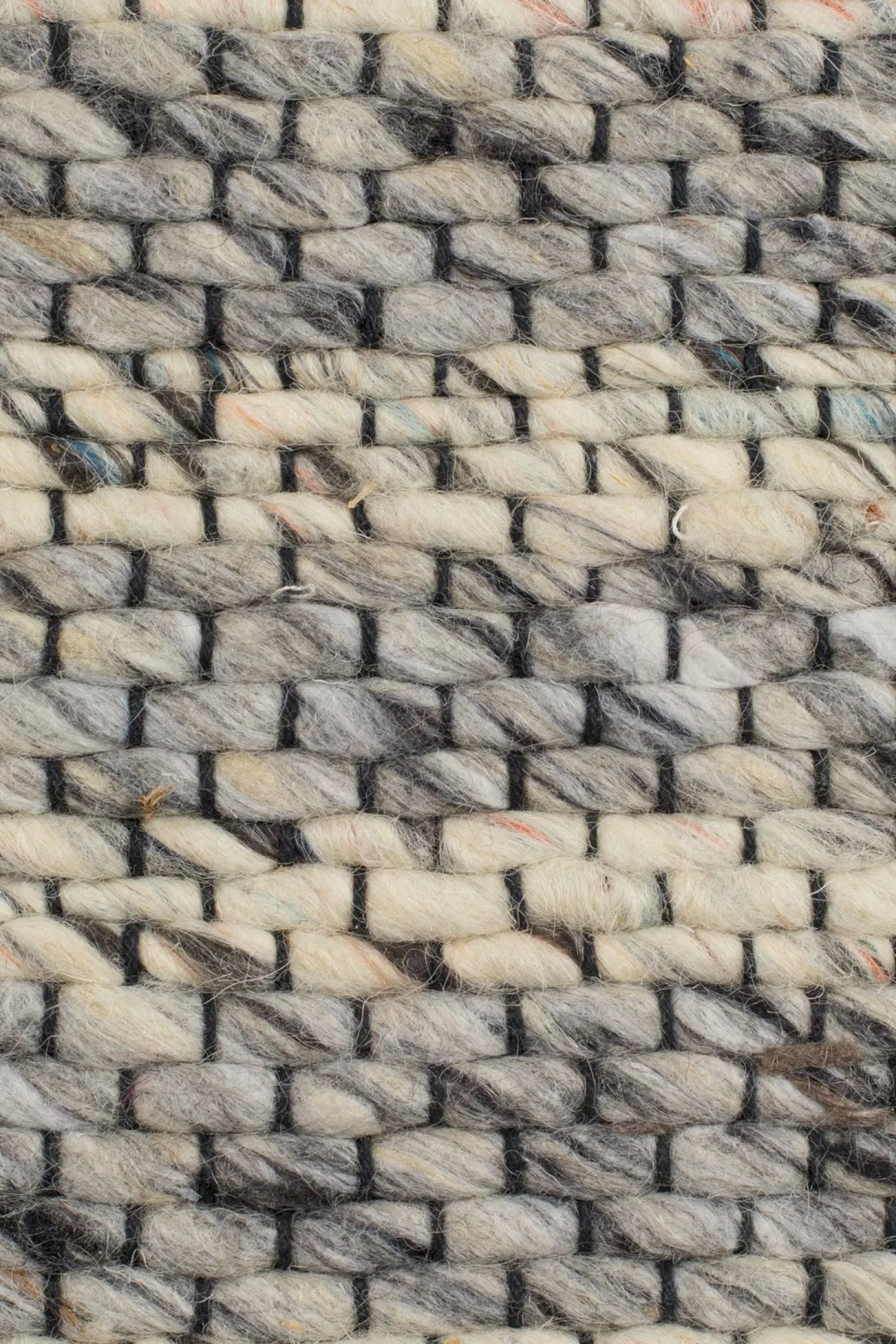 Zuiver Frills Vloerkleed Grey, Blue