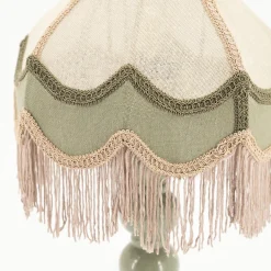 Hot By Boo Fringaloo Tafellamp Naturel, Groen, Roze