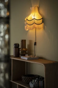 Outlet By Boo Fringaloo Wandlamp Naturel, Groen, Roze