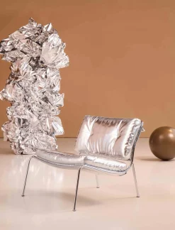 Clearance Living Divani Frog Fauteuil Silver