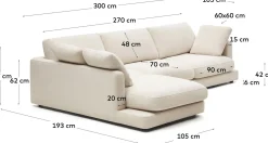 Sale Kave Home Gala Hoekbank Beige