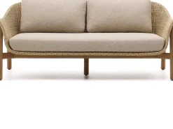 Kave Home Galea Tuinbank Beige, Naturel